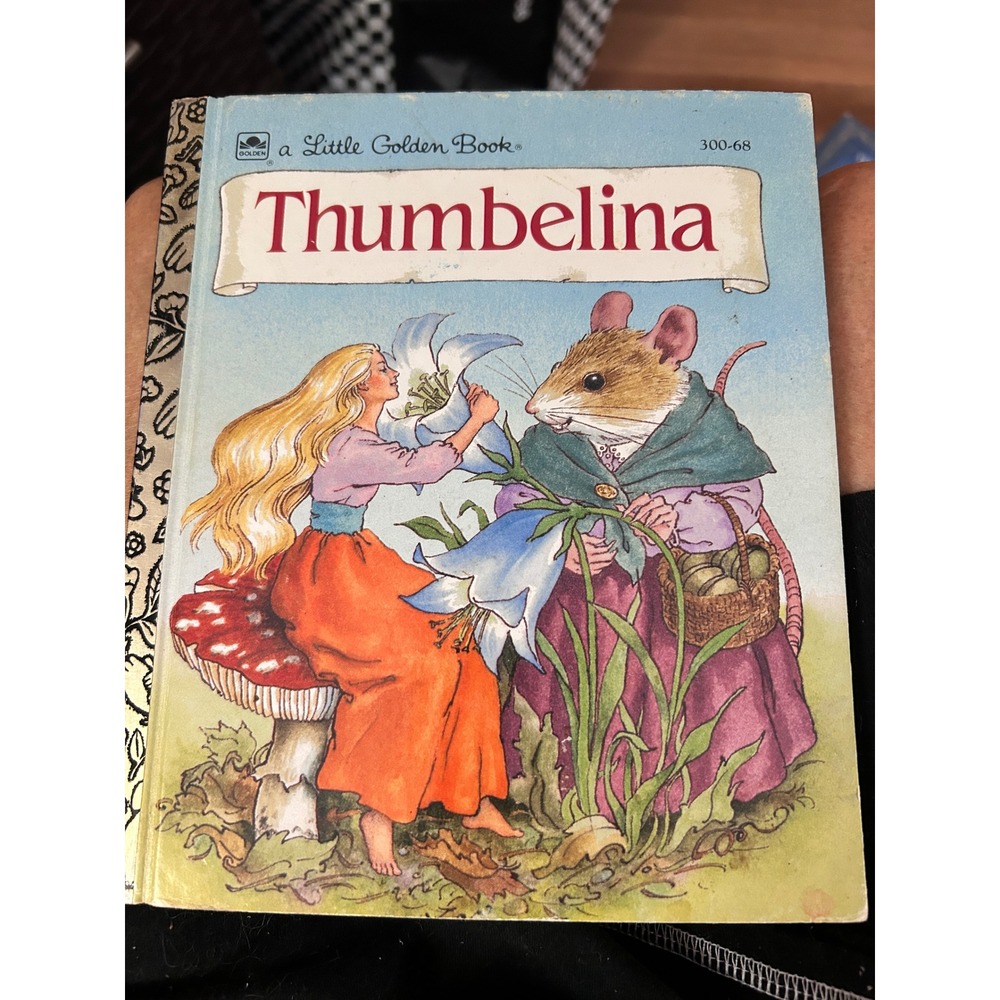 Thumbelina Little Golden Book 1994 Hans Christian Andersen Jan Palmer 300-68